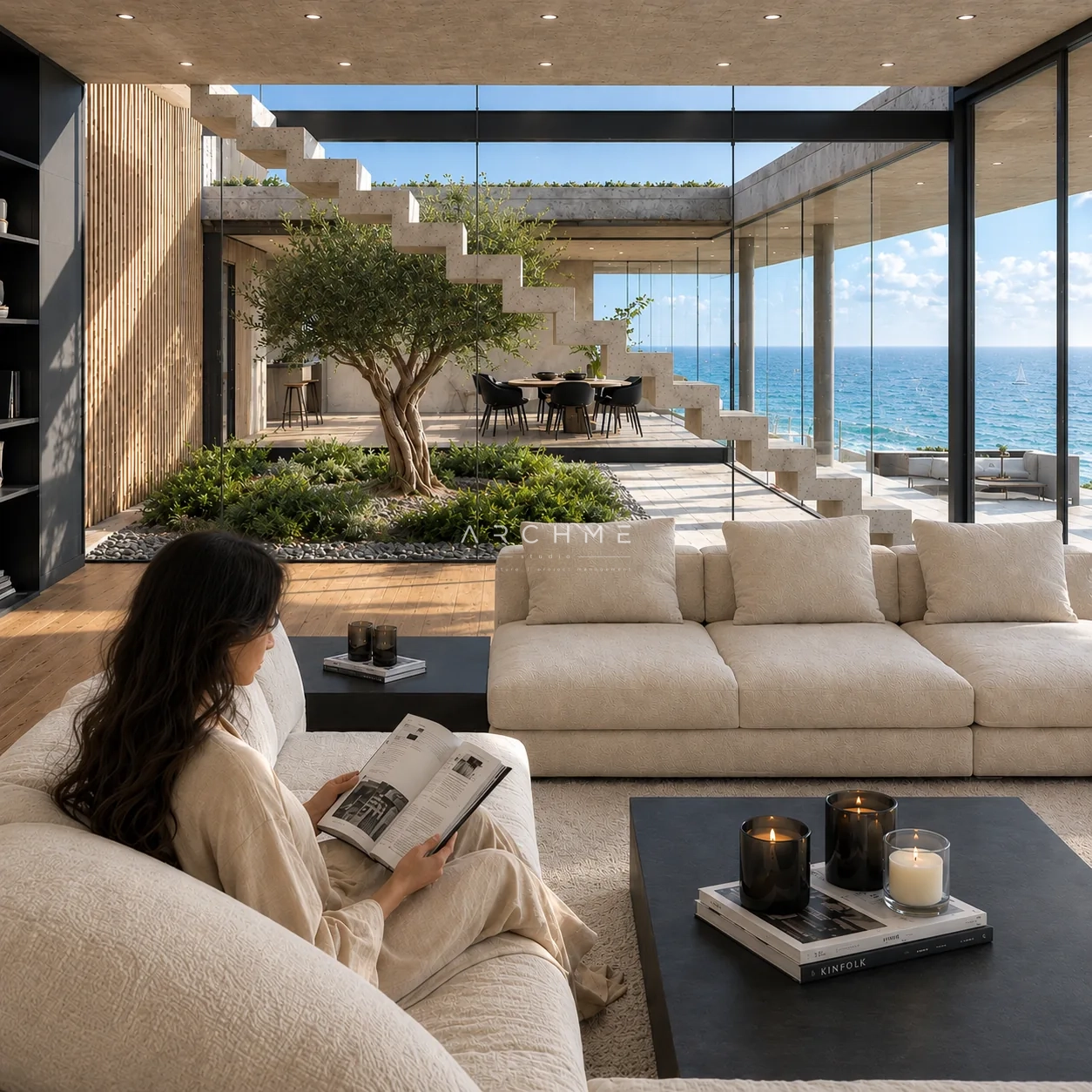 Защитеното вътрешно пространство на Cliff House
